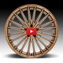 Niche Premio M264 Brushed Platinum Bronze Custom Wheels 5